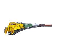 Quibuilds Modello locomotiva UP-20 in scala 1/87 HO con binari in metallo e carrello che può correre, set di treni americani fai da te Starter kit di treni elettrici per adulti appassionati di