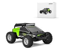 Quibuilds S638 1/32 RC Mini elettrico Drift Fuoristrada, 2.4G Telecomando e fino a 20+KM/H, regalo per gli appassionati di outdoor/RC principianti (RTR/verde)