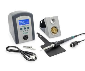QUICK 3104 - Stazione di saldatura ESD regolabile digitale, 80 Watt, con saldatore con punta di saldatura da 2 mm e accessori, calibrabile da 100° a 450° C, protezione ESD
