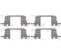QUICK BRAKE 109-1672 Kit accessori, Pastiglia freno per SUBARU