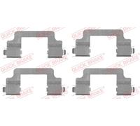 QUICK BRAKE 109-1727 Kit accessori, Pastiglia freno per LAND ROVER