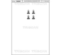 QUICK BRAKE 11663K 4x Bullone Disco freno