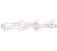 QUICK BRAKE 32.823 Tubo freno per ALFA ROMEO 159 Sportwagon (939) 159 (939)