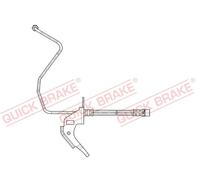 Tubo flessibile freno con filettatura interna 35.913 QUICK BRAKE per OPEL