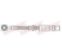 QUICK BRAKE 58.949 Flessibile del freno per SAAB