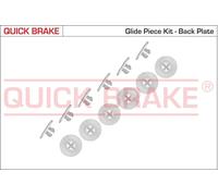 QUICK BRAKE 6858K Kit accessori, Ganasce freno per AUDI,SEAT,SKODA,VW
