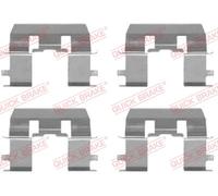 QUICK BRAKE Set Accessori Disco Freno per Honda Fr-V Be 1.8 2.0 Streaming