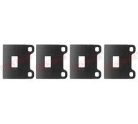 QUICK BRAKE W1214 Kit accessori, pastiglia freno