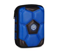 Seven Astuccio Scuola Quick Case 3D Inter, Blu, Astuccio con scocca 3D, Apertura con zip, Accessori Zaino, Scuola elementare e media, Bambini e ragazzi, Calcio, Prodotto ufficiale