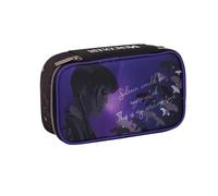 Seven Astuccio Scuola QUICK CASE -MERCOLEDÌ - BE THE STRANGE YOU WANT TO BE- Multicolore - Scomparto Completo Di Matite, Penne e Pennarelli, Accessori Scuola, Zaino Scuola - Astuccio Scuola Bambina