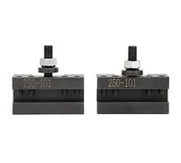 Quick Change Boring Tool 2Pcs | High Hardness High Carbon Steel CNC Fixture | Replacement for Square Tool Post | 250-101 Model