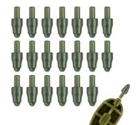 Quick Change Fishing Beads - Feeder Connectors | Press-Lock PVC, 20 Pcs | Reusable Design, Lightweight Build, Easy Rig Setup, Wear-Resistant, for Pond, Stream, Lake, River & Reservoir Angling