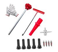 Quick Change Tire Valve Kit Estrattore Valvola Pneumatico Attrezzo Installatore