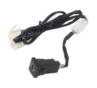 Quick Charge 3.0 USB caricabatteria da auto compatibile con Golf MK5 MK6 GTI R Line 2006 fino al 2013 12 Volt sistema veicolo (per QC 3.0)