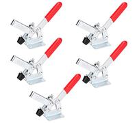 Quick Clamp 5Pcs GH - 201 - C | 401lb Strong Clamping Force for Welding/Vehicle Manufacturing/Mechanical Processing | Galvanized Protection - Oxidation Tool with M6X45 Screw