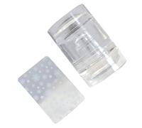Quick Clean Nails Art Stamper con timbro in silicone 3 in 1, per manicure professionale, design per manicure