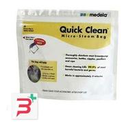 Medela Sacche per microonde Quick Clean | Sacche per sterilizzazione in microonde per bottiglie, tiralatte e componenti | Elimina il 99,9 di batteri e germi comuni, 5 sacche