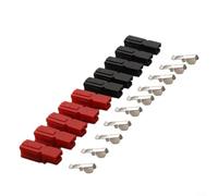 Quick Connect per batteria Terminale 5 Paia Rosso Nero 15A Quick (45A) | Design a connessione rapida, capacità 15A/45A, codifica rosso/nero, rame placcato argento, facile sostituzione a caldo