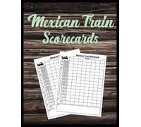 Quick Creative Mexican Train Scorecards (Tascabile) Scorecards