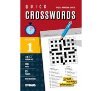 Quick Crosswords - Puzzle Book for Adults - Collection 1