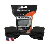 Quick Dam QD65-4, Barriera antiallagamento da 1,5 m attivata dall'acqua, 4 pezzi