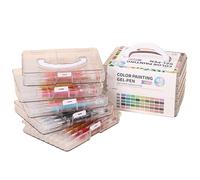 Quick Dry Gel Pens, Fine Tip Smooth Writing Pens for Kids and Adults, Drawing, Scrapbooking, Journaling, Coloring, Greeting Cards, Home, Scuola Use, Vibrante Ink, Comfortable Grip, Multi-Color Set