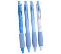 Quick Dry Pens - Cute Gel Pen High Value, 4pcs Continuous Ink Cute Pen Pack | Retrattable St Nib Frosted Design Pens, Neutral Gel Ink Pens for Office, School or Everyday Use
