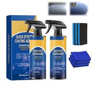Quick Effect Coating Agent, Advanced Car Quick-Acting Coating Agent Spray, Spray di Rivestimento per Auto 3 in 1 ad Alta Protezione, Protezione Rapida del Rivestimento che Dura Come Nuovo (2)