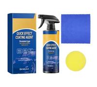 Quick Effect Coating Agent for Car, con spugna e asciugamano,spray per rivestimento auto,professionale per vernici,estremamente idrorepellente, effetto beading,applicazione facile e veloce