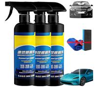 Quick Effect Coating Agent for Car - Efficient Car Coating Spray, Oil Film Emulsion Glass Cleaner, Scratch Repair, Waterless Wash, Long-Lasting Shine (3Pcs)