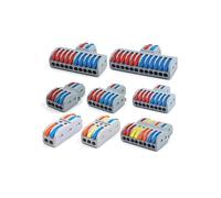 Quick Electrical Connectors Compact Push-in Conductor SPL Splitter Wiring Cable Connector Butt Terminal Block AWG28-12 Control Switch (SPL-102 5PCS)