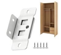 Quick Fitting Furniture Joint Bracket - Heavy Duty L-Shaped with Screws