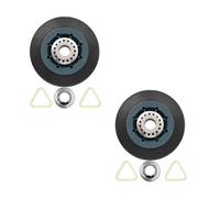 Quick Fix W10314173 Ricambi Asciugatrice Confezione da 2 Kit Supporto Rullo Disp