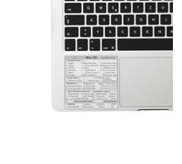 Quick Last One - Adesivo per Scorciatoie da Tastiera per Mac - Shortcut Sticker - Aumenta la tua produttività con le scorciatoie essenziali (Grigio, 1)