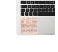 Quick Last One - Adesivo per Scorciatoie da Tastiera per Mac - Shortcut Sticker - Aumenta la tua produttività con le scorciatoie essenziali (Rosa, 1)