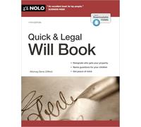 Quick & Legal Will Book