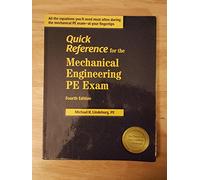 Quick Reference for the Mechanical Engineering Pe Exam