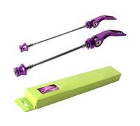 Quick Release Bicycles Hub - Lightweight Aluminum Axle Lever Kit, Hollow Shaft Wheel Lock Skewer Replacement Set, Front Rear Bicycle Hub Connector System, Strong Wheel Fixing Rod Assembly For Bike