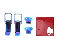 Quick Release Hook Lock Clip For Car Truck Hood Secure Iron Construction Blue Inch Size Fixing Function Professional Grade Design Small And Sturdy Auto Accessory Set