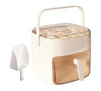 Quick Release Mold, Silicone Easy Press Cube, Integrated with Large Bucket, High Capacity Chilled Square Maker, Modern Transparent Style with Cover, Party Supplies for Coffee Camping