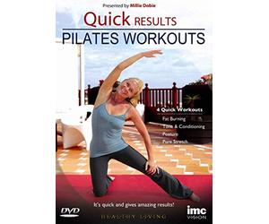 Quick Results Pilates Workouts - Millie Dobie - 4 Quick Pilates Workouts including Fat burning, Toning & Conditioning, Posture and Pure Stretch - Healthy Living Series by Unknown(2009-12-21)
