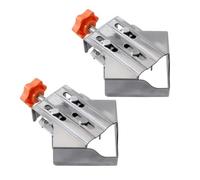 Quick Right Angle Fixing Clip Bl-Tl247, Adjustable Angle Clamping Tool for Woodworking, Multipurpose Stainless Steel 90 Degree Corner Clamp for Wood, Metal Pipe, Steel Bars and Glass (Chiuso)