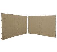 QUICK STAR 2 pannelli laterali con cerniera, 250 x 192 cm, per gazebo Nizza, 3 x 3 m, parete laterale, sabbia RAL 1001