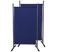 QUICK STAR 2 Pezzi Paravento da Giardino 180 x 78 cm Divisorio in Tessuto Balcone Protezione della Privacy Blu