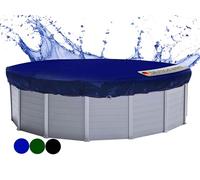 QUICK STAR Copertura Piscina Rotonda 320-366 cm Telone Invernale 180g/m² Blu