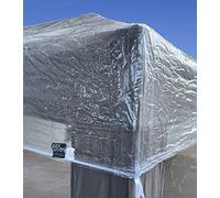 QUICK STAR Copertura protettiva per gazebo, 2,5 x 2,5 m, impermeabile, trasparente