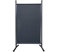 QUICK STAR Paravento da Giardino 180 x 78 cm Divisorio in Tessuto Balcone Protezione della Privacy Grigio