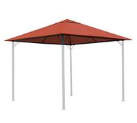 QUICK STAR Tetto di Ricambio per Gazebo da Giardino, 3 x 3 m, Colore Orange-Rosso