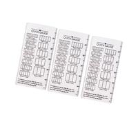 Quick Stitching Plastic Grids Ruler Portable Row Measurement Tool for Knitting Crochet and Crafting Crochet Gauge Tool