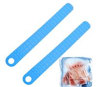 Quick Thawing Fixator Belt, 2 Pieces Defrosting Strap Set, 17.72x1.97 Inch Sturdy & Non Electric, Long Lasting Reusable Unfreezing Accessory for Meat, Vegetable, and Efficient Fast